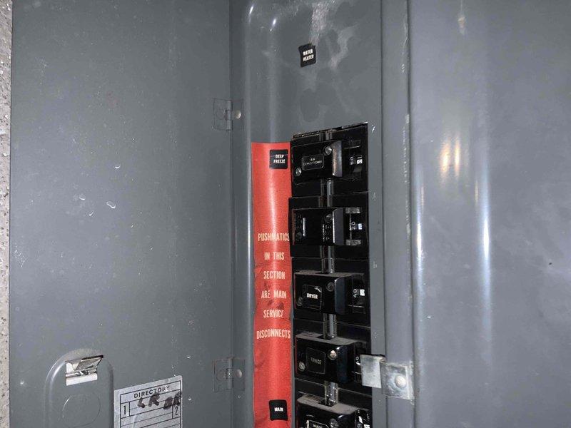 Provided comprehensive estimate for replacement of 25-year-old furnace and air conditioning system currently located in basement. Existing equipment is operational but has reached end of expected service life. Documented current electrical infrastructure including main breaker panel and ProTran transfer switch to ensure compatibility with new HVAC system installation requirements.