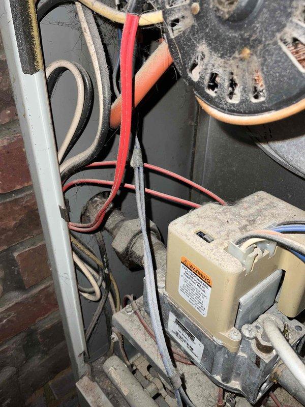 Completed comprehensive assessment of 45-year-old air conditioning system that ceased operation during previous cooling season. Unit exhibited severe age-related deterioration including extensive mold growth, rust staining on exterior panels, and compromised internal components with significant dust accumulation throughout the cabinet. Documented existing equipment condition through detailed photography of both indoor and outdoor components, capturing deteriorated wiring connections, weathered housing, and outdoor condenser unit showing advanced surface degradation. Provided replacement estimate to ensure new system installation prior to upcoming warm weather season.