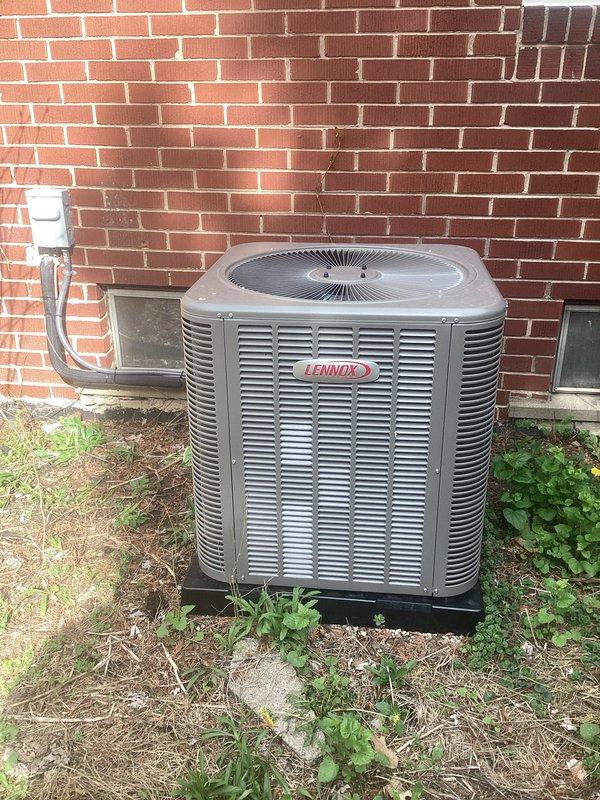 Completed annual cooling maintenance on Lennox air conditioning system. Performed comprehensive inspection of outdoor condenser unit, checked electrical components including capacitor and contactor, verified refrigerant line connections, cleaned condenser coils, and confirmed proper system operation. Unit tested and operating within normal parameters.