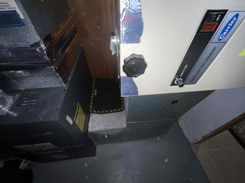 Provided comprehensive estimate for furnace and air conditioning replacement system in basement mechanical closet. Current 10+ year old equipment operational but nearing end of service life. Evaluated existing installation including ductwork configuration, electrical connections, and space constraints within confined utility area. Assessed requirements for new high-efficiency HVAC system installation to replace aging equipment and improve home comfort and energy efficiency.