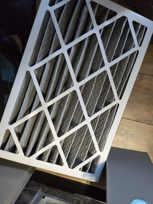 Completed annual furnace maintenance and tune-up on gas heating system per membership agreement. Inspected all internal components including heat exchanger, burner assembly, ignition system, gas valve, and blower motor; all components found operating within normal parameters. Replaced heavily soiled air filter with visible dust and debris accumulation to restore proper airflow and system efficiency.