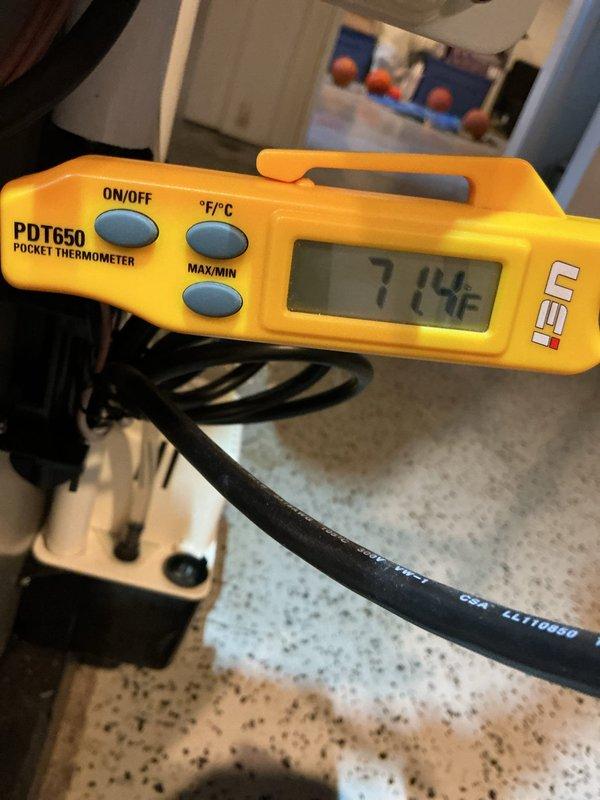 Completed annual furnace maintenance and tune-up on brand new heating system as part of preventative maintenance program. Performed comprehensive system inspection, verified proper temperature differentials across heat exchanger with supply air reading 214°F and return air at 73.9°F, confirming optimal combustion and heat transfer performance. All system components operating within manufacturer specifications with no issues found.