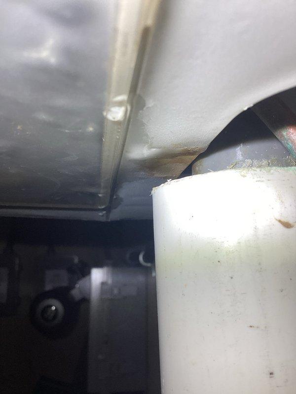 Responded to callback for leaking canister issue following previous installation. Upon inspection, identified water leakage from the drainage canister assembly connected to the HVAC system. Replaced defective canister (part 35-15) with new unit, verified all PVC connections were properly sealed, and tested system operation to confirm leak was resolved.