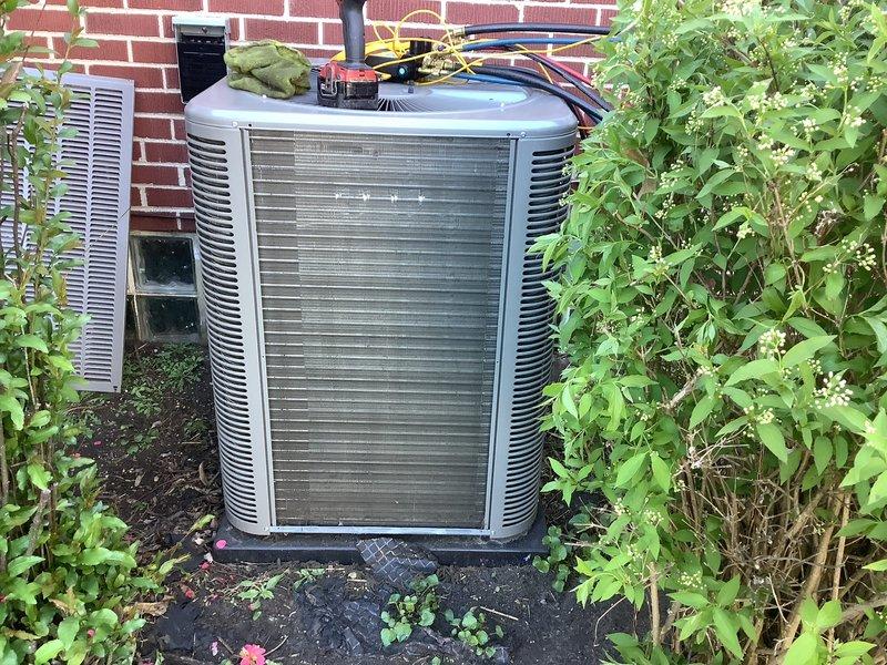 # HVAC Maintenance - ACM

Completed routine Air Care Cooling maintenance on residential outdoor condensing unit. Performed standard ACM inspection protocol including cleaning of condenser coils, verification of electrical connections, and assessment of unit operation. Unit found in satisfactory working condition with all components functioning within normal parameters.