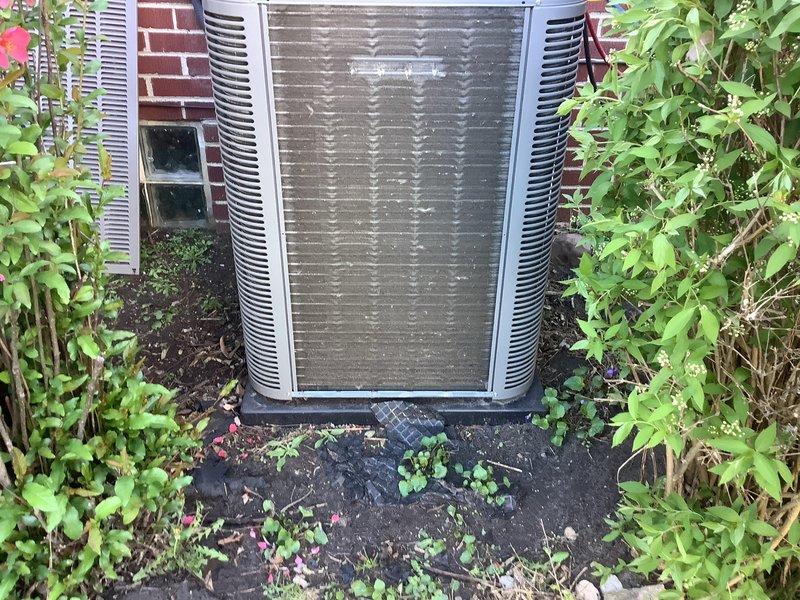 # HVAC Maintenance - ACM

Completed routine Air Care Cooling maintenance on residential outdoor condensing unit. Performed standard ACM inspection protocol including cleaning of condenser coils, verification of electrical connections, and assessment of unit operation. Unit found in satisfactory working condition with all components functioning within normal parameters.