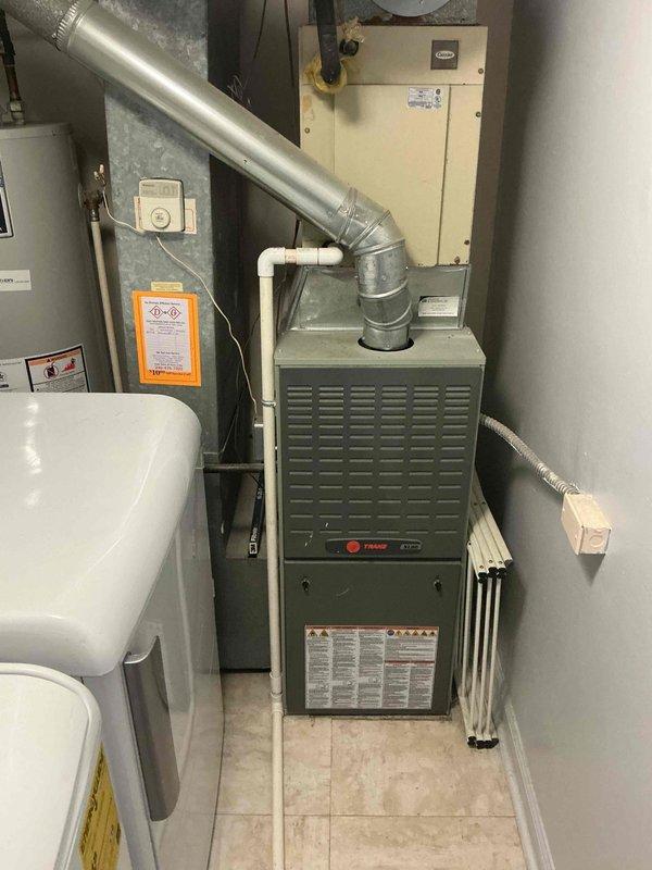 Conducted full system estimate for 10-year-old residential AC unit experiencing significant refrigerant leak due to rust deterioration. Inspected existing HVAC installation in mechanical room, documenting condition of air handler, furnace, ductwork, and associated components. Provided replacement system recommendations and installation options for complete AC unit replacement to be scheduled within the next couple of weeks.
