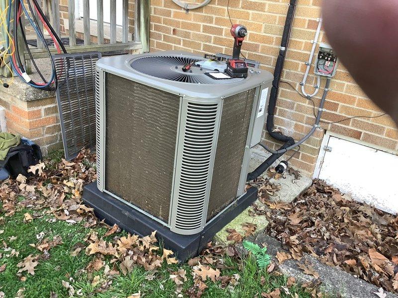 Completed annual cooling maintenance on residential air conditioning system. Performed comprehensive inspection of outdoor condenser unit, including examination of electrical connections, refrigerant lines, and fan operation. Provided customer instruction on thermostat operation for transitioning system from cooling to heating mode for seasonal changeover.