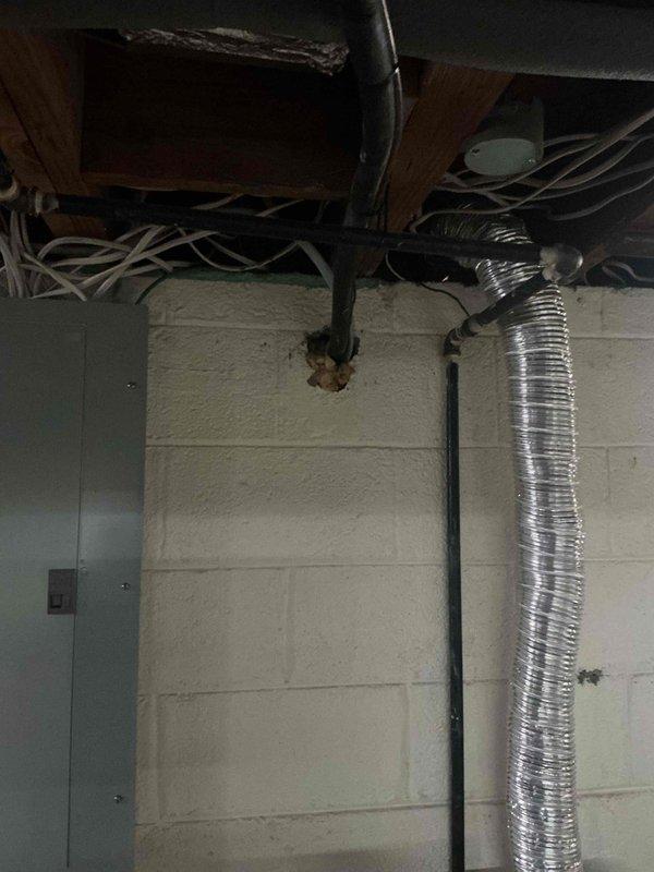 Conducted comprehensive assessment of existing residential HVAC system in basement utility area for full system replacement estimate. Evaluated current forced-air furnace, humidifier unit, ductwork configuration including flexible aluminum ducts, and overall mechanical infrastructure condition. Documented equipment specifications, existing installation layout, and utility connections to provide cost-effective replacement options for property sale preparation.