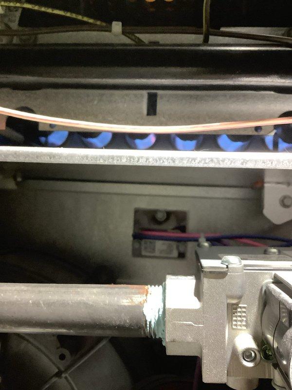 Completed comprehensive ComfortShield maintenance package on gas furnace system. Performed standard preventive maintenance procedures including inspection of burner assembly with verification of proper flame characteristics showing consistent blue combustion pattern, and replaced air filtration media with new pleated filters to ensure optimal airflow and indoor air quality.