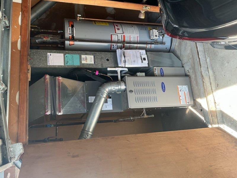 Responded to warranty call for low voltage issue affecting thermostat and air conditioning system that had been occurring for three days. Diagnosed failed transformer and damaged thermostat wire as root cause of malfunction. Ran new 5-wire thermostat cable from air handler to thermostat location, replaced defective transformer, and restored proper 24VAC control voltage to system. Verified thermostat communication and tested air conditioning operation to confirm proper system functionality upon completion.