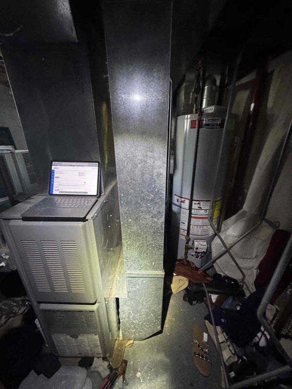 Completed estimate for new air conditioning system installation at property with no existing AC equipment. Assessed basement utility area housing existing furnace and water heater to determine optimal placement for new air handler and condensing unit. Evaluated existing ductwork infrastructure and electrical service capacity for system integration. Provided comprehensive quote for complete AC system installation including equipment, labor, and necessary modifications to existing HVAC infrastructure. Homeowner declined to proceed with financing at this time.