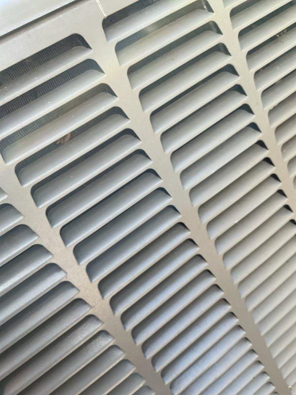 Completed annual HVAC maintenance inspection on residential air conditioning system. Verified thermostat operation and calibration, inspected air distribution components including supply grilles for proper airflow and cleanliness, and documented system condition with photographic records.