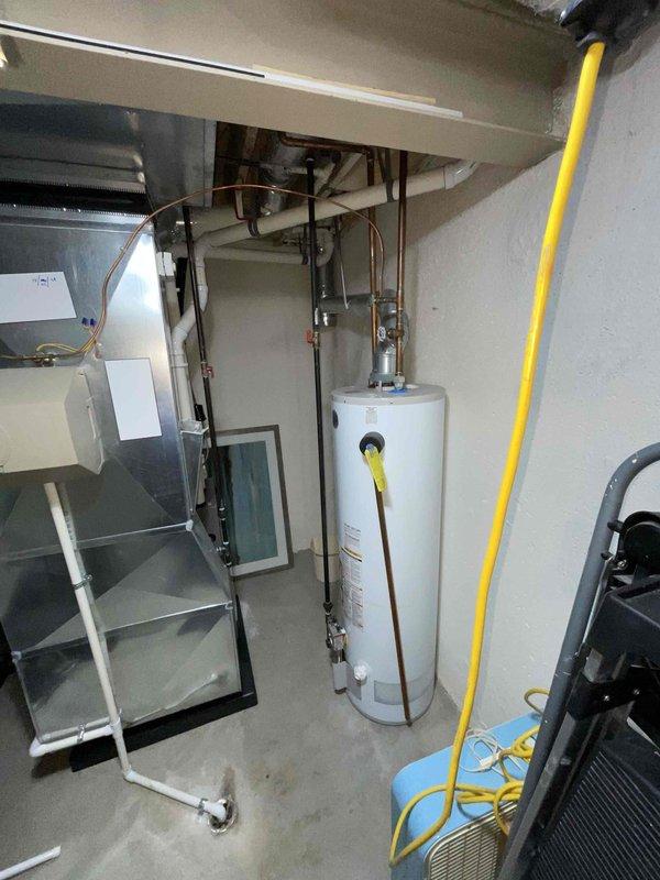 Conducted electrical estimate for new whole home generator installation at freestanding condominium unit. Assessed utility room containing existing HVAC system, water heater, and electrical infrastructure to determine optimal generator placement, load requirements, and necessary electrical panel modifications. Documented mechanical space configuration and utility connections to develop comprehensive installation plan for automatic standby generator system.