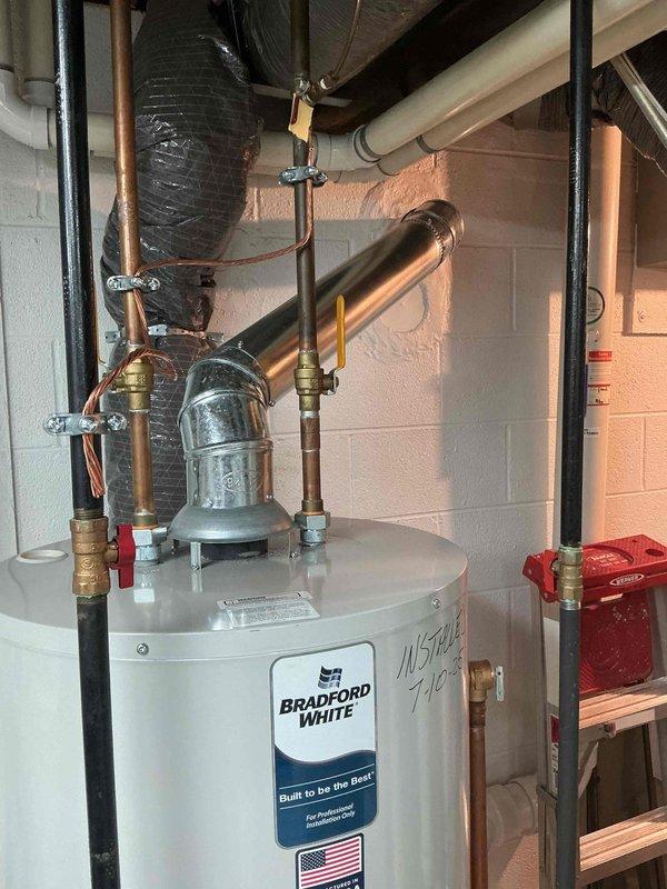 Provided comprehensive replacement estimate for 17-year-old Bryant gas furnace, air conditioning system, and humidifier located in basement. Existing equipment is currently operational but nearing end of expected service life. Documented existing installation configuration including ductwork, plumbing connections, and utility infrastructure to facilitate accurate equipment sizing and replacement planning.