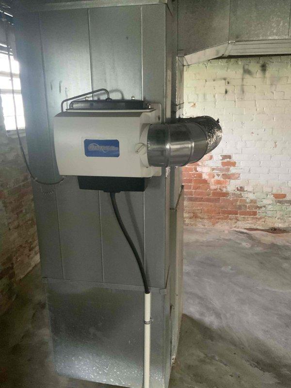 Conducted comprehensive site assessment for full HVAC system replacement in residential basement location. Evaluated existing 33-year-old furnace and absence of air conditioning system to provide detailed estimate for new furnace and AC installation. Documented current equipment conditions, available installation space, existing ductwork configuration, electrical service accessibility, and structural considerations for proper equipment placement and ventilation requirements.
