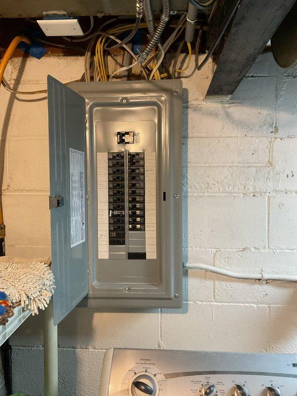 Responded to service call for multiple non-functioning GFCI outlets on exterior and several interior outlets inoperative for approximately two weeks. Conducted comprehensive electrical troubleshooting beginning at main service panel. Inspected circuit breaker panel, verified all breakers properly seated and functioning, checked for tripped breakers or loose connections. Tested affected circuits using multimeter to identify power loss points. Traced GFCI circuit to determine if upstream device had tripped, affecting downstream outlets. Reset GFCI receptacles as needed and verified proper ground fault protection operation. Inspected exterior outlet boxes for moisture intrusion or weather-related damage that may have caused nuisance tripping. Tested all previously non-functional outlets, confirmed restoration of power and proper operation. Additionally performed complimentary air conditioning system inspection as requested, checking refrigerant levels, electrical connections, capacitor co