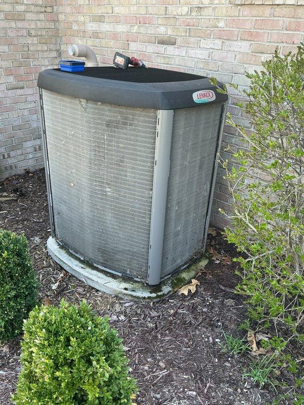 Completed annual cooling maintenance on Lennox outdoor condenser unit. Performed comprehensive system inspection, cleaned condenser coils, verified refrigerant levels, tested electrical connections, and confirmed proper operation of all components. Unit operating within manufacturer specifications with no issues identified.
