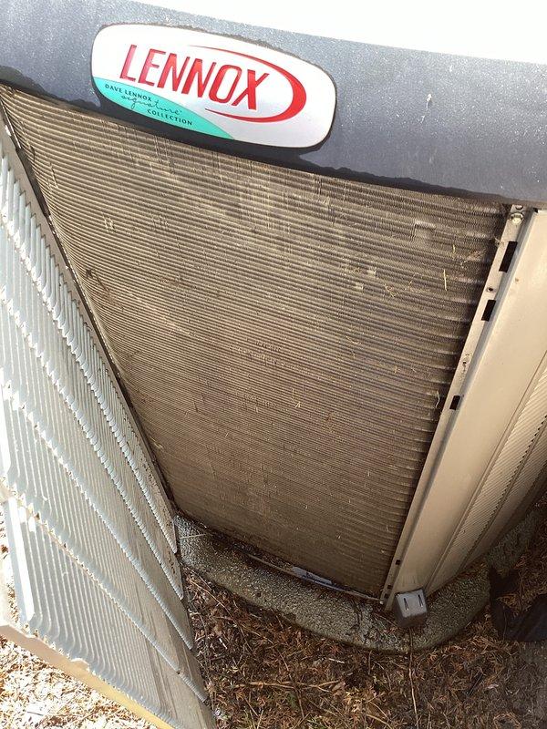 Completed preventative maintenance on two Lennox outdoor condensing units. Replaced air filters, installed new condenser pads, and performed comprehensive system inspection on both units to ensure optimal operation.