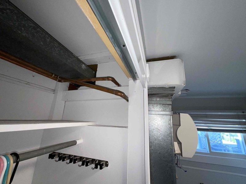 Conducted on-site evaluation for installation of new central air conditioning system in a small to mid-sized residence with no existing AC infrastructure. Assessed utility closet and mechanical space to determine optimal placement for packaged cooling unit, reviewed existing ductwork, copper plumbing lines, electrical panel capacity, and available mounting locations. Provided comprehensive estimate for complete AC system installation including equipment, refrigerant lines, condensate drainage, electrical connections, and integration with existing building systems.