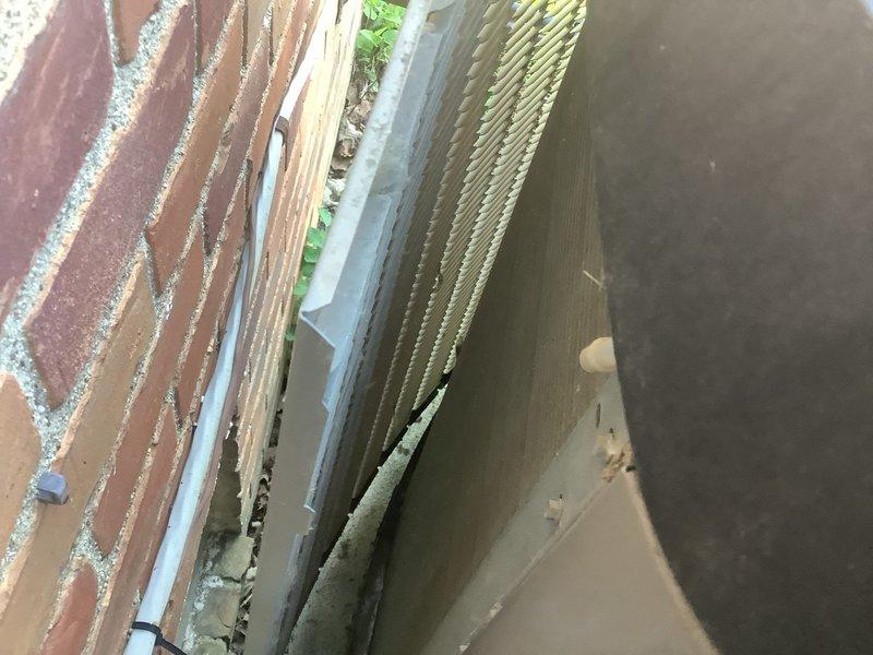 Completed scheduled maintenance on Lennox air conditioning unit. Performed standard AHC maintenance protocol including filter replacement and condenser coil cleaning, which showed significant debris accumulation on exterior surfaces. Removed vegetation growth around unit base and cleared accumulated leaves and debris from equipment area to ensure proper airflow and system operation.