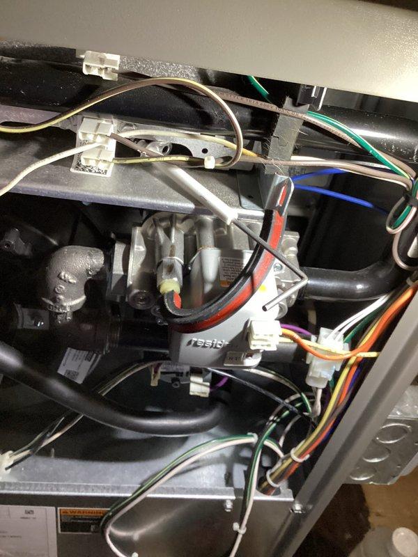 Completed comprehensive 5-year ComfortGuard Maintenance inspection on HVAC system. Performed thorough examination of all internal mechanical and electrical components, including gas valve assembly, blower motor housing, electrical connections, wire harnesses, and refrigerant lines. Verified proper operation of all system controls, inspected and documented condition of mounting brackets, tubing connections, and ductwork. All components found to be in good operational condition with no immediate service needs identified.