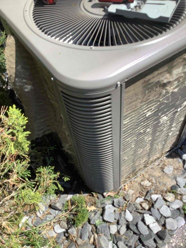 Completed comprehensive annual air conditioning maintenance on residential condensing unit. Performed complete system tune-up including inspection of all electrical components, testing of capacitor and contactor operation, verification of proper refrigerant pressures, cleaning of condenser coils, and lubrication of fan motor. All components found to be operating within manufacturer specifications. System tested and confirmed cooling properly with no deficiencies noted.