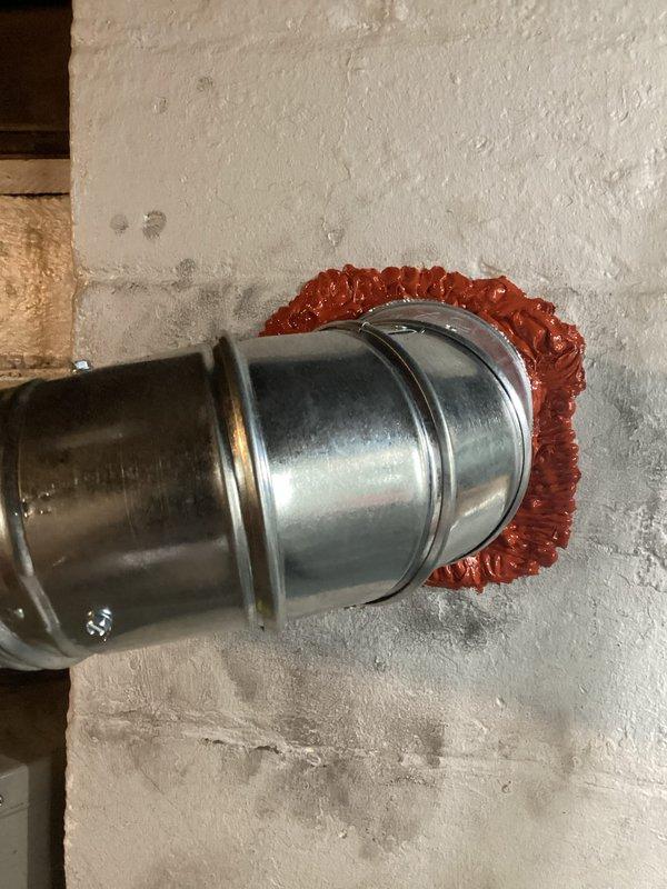 Completed installation of 70,000 BTU gas furnace in basement utility area, including mechanical and electrical connections. Installed and secured all ductwork with proper fire-stop sealant applied at wall penetrations to ensure code compliance. Reconnected gas supply line and verified all connections for safe operation.