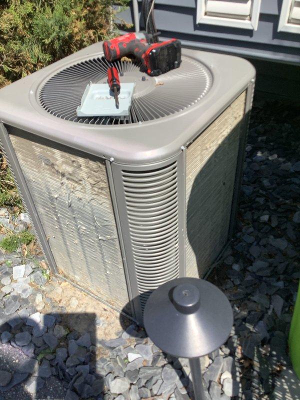 Completed annual cooling maintenance on residential air conditioning system. Replaced air filters, evaporative cooler pads, and bulb as requested. Inspected outdoor condenser unit, verified fan operation, and checked electrical connections. Attempted to activate dehumidifier per customer request and confirmed system functionality. Unit operational and ready for cooling season.