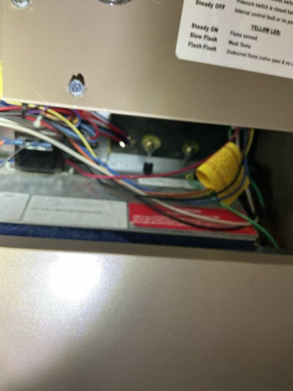 Responded to callback for air conditioning system not turning on following previous no-cool service call. Upon arrival, accessed control panel and performed electrical diagnostics using clamp meter to test capacitor functionality. Verified capacitor readings and inspected all wire connections within the electrical enclosure. Tested system operation and confirmed proper startup sequence. System restored to normal operation with all components functioning within manufacturer specifications.