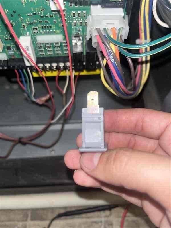 Responded to callback for non-operational air conditioning system following previously completed ComfortGuard maintenance visit. Inspected control board and electrical connections, identifying loose relay components that were preventing proper system operation. Secured mounting hardware, reseated relay connections on circuit board, and verified all wire terminations at terminal block for proper contact. System tested and confirmed operational with all components functioning correctly.
