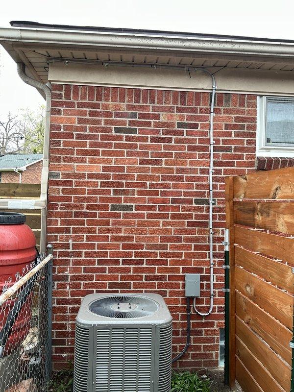 Completed callback on recent furnace and air conditioning installation to address IAC (Induced Air Controller) that was not connected during initial install. Installed low voltage wiring to IAC, verified air conditioning unit was properly leveled, and performed complete system inspection. Relocated outdoor 2-ton rear-discharge condenser unit as requested and confirmed all mechanical and electrical connections were secure and functioning properly.