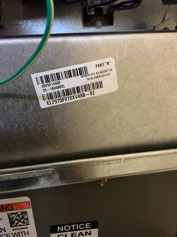 Completed full HVAC system installation including a Lennox EL297DF070U48BB-02 downflow furnace rated at 70,000 BTU and a 2-ton air conditioning unit with rear discharge configuration. Obtained mechanical and electrical permits prior to installation. Installed furnace in utility closet with proper PVC exhaust and intake venting system, configured all electrical connections and controls, and installed condensate pump with drainage piping. Connected and commissioned outdoor AC condenser unit. Verified all safety controls, tested system operation, and confirmed proper airflow and temperature differential. Installation completed per manufacturer specifications and local code requirements, with financing documentation processed through Michigan Saves program and DTE rebate application submitted.