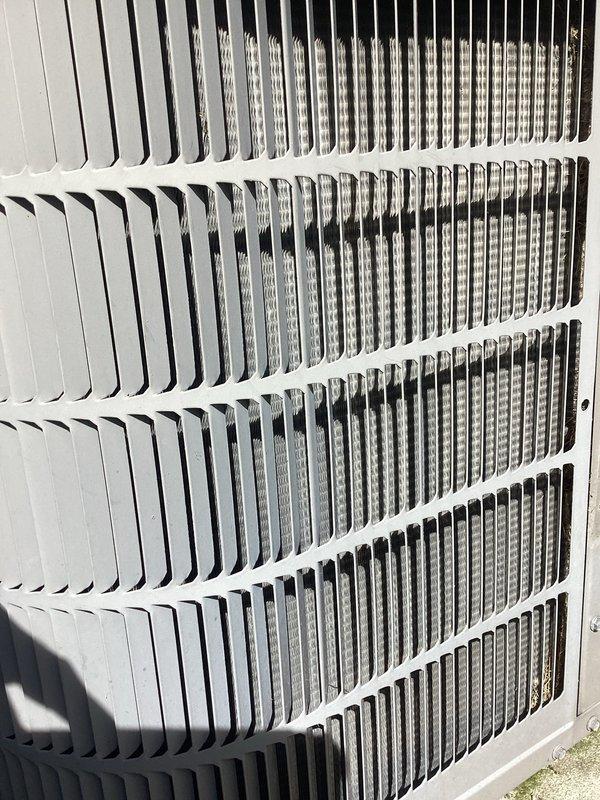 Completed annual preventive maintenance on outdoor air conditioning condenser unit. Performed comprehensive system inspection, noting filter replacement required. Unit operational with all components functioning properly at time of service.