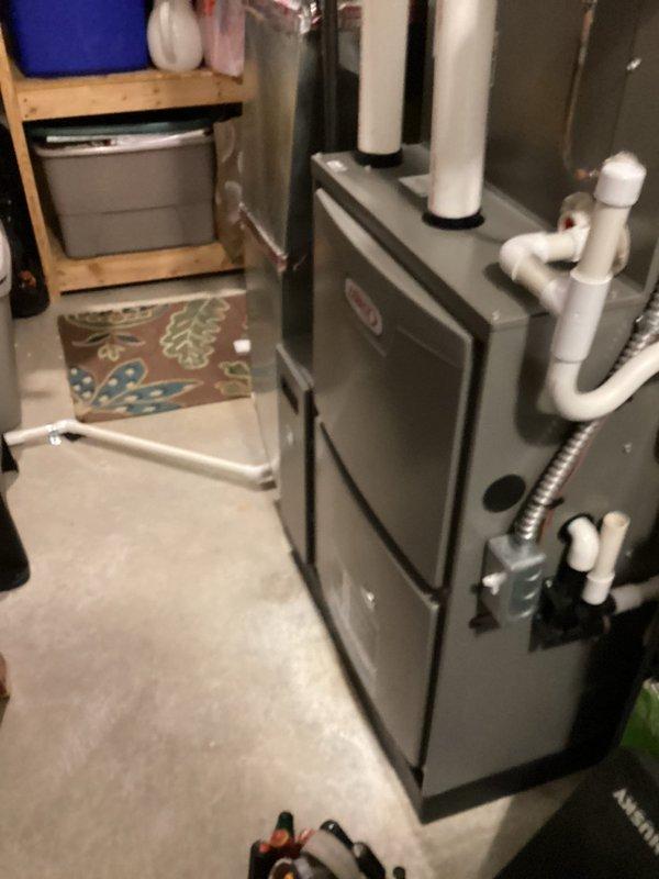 Completed annual heating maintenance on residential furnace system. Performed comprehensive inspection of all internal components including heat exchanger, blower motor assembly, electrical connections, and control boards. Verified proper operation of all safety controls and gas valve functions. Inspected and confirmed integrity of PVC intake and exhaust venting. All wiring connections tested and found secure with no signs of overheating or deterioration. System operating within manufacturer specifications with no deficiencies noted.