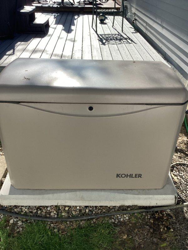Performed scheduled maintenance on a 20kW Kohler residential standby generator. Completed routine inspection of engine components, oil level verification, and system diagnostics. Installed cold weather kit to ensure reliable cold-start performance during winter months and provided replacement generator key.