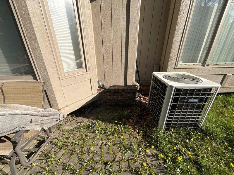 Completed on-site assessment of existing air conditioning system utilizing obsolete R-22 refrigerant. Evaluated outdoor condenser unit and indoor HVAC components in basement utility area. Documented equipment condition through photographic documentation, noting age-related wear and system configuration. Provided comprehensive replacement estimate for new cooling system as requested, discussing options with homeowner who indicated preference for replacement over repair based on refrigerant phase-out and equipment longevity concerns.