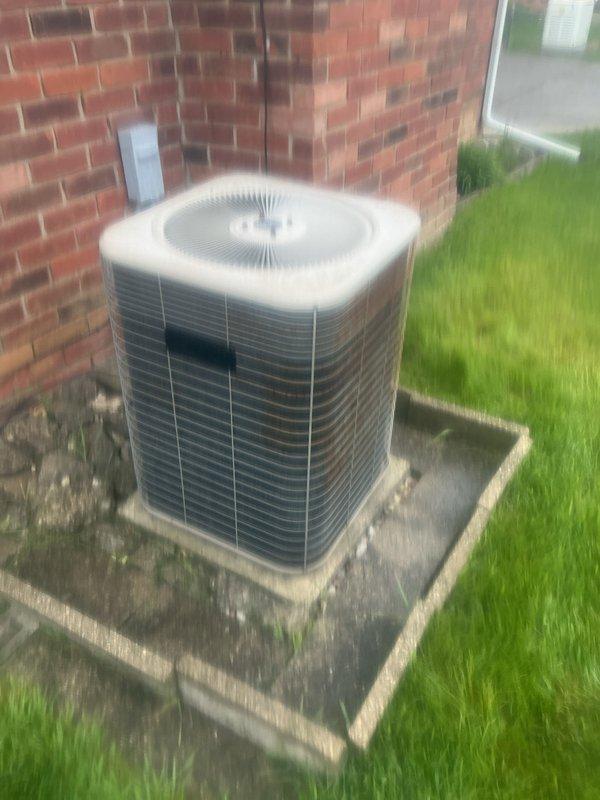 Completed annual cooling maintenance on residential air conditioning system. Performed comprehensive inspection of outdoor condensing unit, checked refrigerant levels using manifold gauges, verified proper operation of condenser fan motor and compressor, cleaned condenser coils, and confirmed electrical connections were secure. Unit operating within normal parameters at time of service completion.