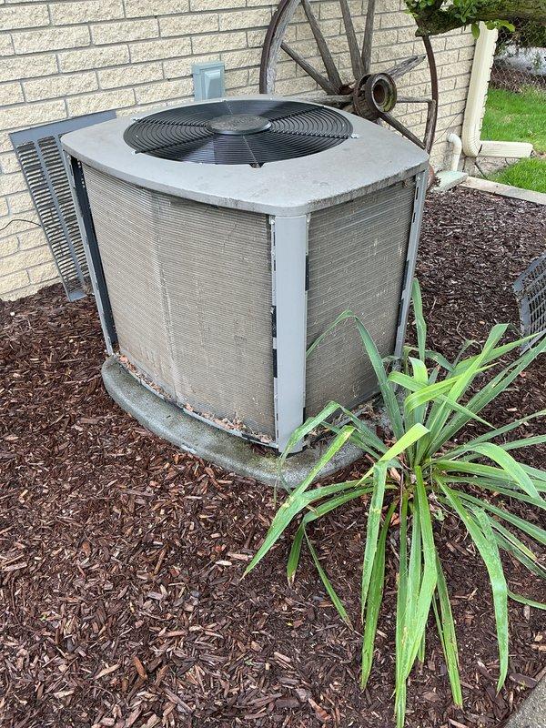 Completed annual cooling maintenance on residential air conditioning system. Performed comprehensive inspection of outdoor condensing unit, verified proper operation of condenser fan and compressor, and assessed condition of condenser coils. Replaced furnace filter as part of scheduled preventive maintenance. Unit operating within normal parameters upon completion of service.