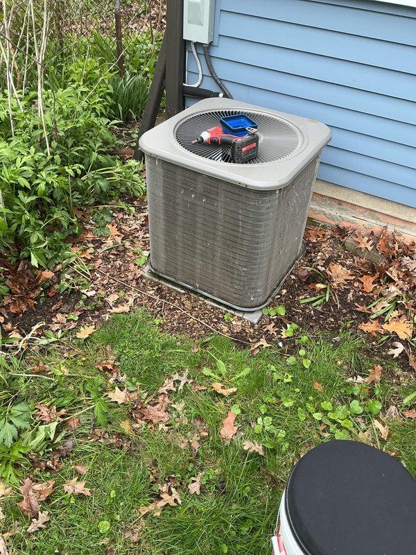 Completed annual cooling maintenance on Lennox outdoor condensing unit. Performed comprehensive system inspection, cleaned condenser coils, checked refrigerant levels and electrical connections, verified proper airflow through fan assembly, and tested unit operation to ensure optimal performance for the upcoming cooling season.