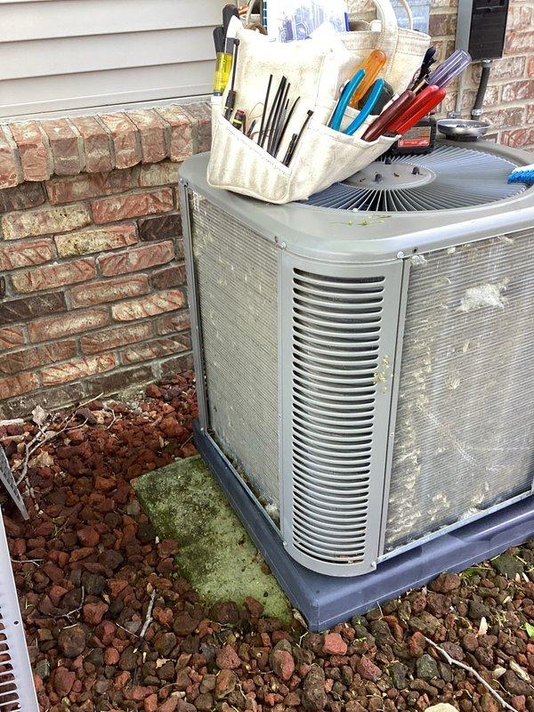 Completed annual cooling maintenance on residential air conditioning system per service agreement. Performed comprehensive inspection of outdoor condenser unit including cleaning of coil surfaces, verification of proper refrigerant pressures, amperage draw testing on compressor and fan motor, and electrical connection tightness check. All components operating within manufacturer specifications with no deficiencies noted at time of service.
