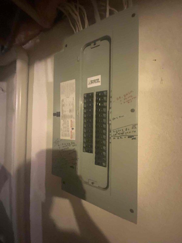 Provided estimate for replacement of a 26-year-old non-functional air conditioning system located in the basement. Assessed existing HVAC installation including Carrier furnace, electrical panel, and current AC unit configuration. Supplied product brochures and documentation for replacement equipment options.