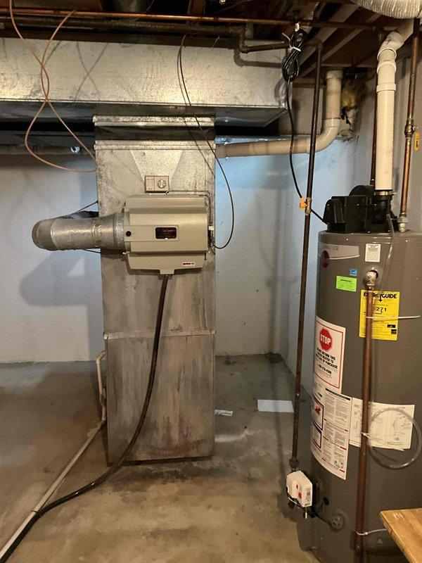 Conducted full system estimate for replacement of 16-year-old Concord furnace and matching air conditioning unit. Evaluated existing equipment in basement utility room, documented current system configuration including ductwork connections, venting arrangement, and electrical setup. Customer requested quote for complete HVAC system replacement under promotional offer, with installation desired within the next couple weeks.