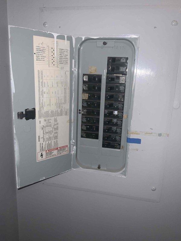 Provided comprehensive estimate for complete HVAC system replacement in attic installation, including new natural gas furnace and air conditioning unit to replace existing 25-year-old equipment that is currently operational but at end of service life. Documented existing electrical panel configuration and gas supply infrastructure to ensure proper specifications for new equipment installation.