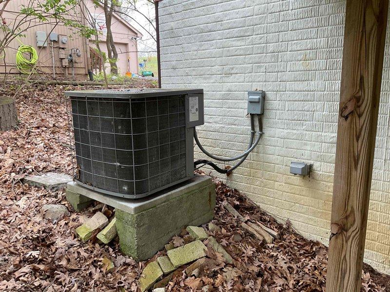 Conducted comprehensive evaluation of 16-year-old residential air conditioning system with history of refrigerant leak from previous season. Performed thorough inspection of outdoor condensing unit, indoor furnace, and existing ductwork distribution system to assess equipment condition, proper sizing requirements, and identify causes of uneven temperature distribution throughout living spaces. Evaluated ductwork layout and airflow patterns to address reported hot and cold room issues, documenting current system configuration and recommending necessary modifications for improved comfort and efficiency.