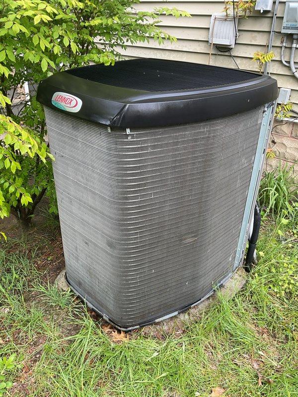 Completed annual cooling maintenance on Lennox outdoor condensing unit. Performed comprehensive system inspection, cleaned condenser coils, checked refrigerant levels and electrical connections, verified proper operation of all components, and documented equipment condition with photos. Unit operating within manufacturer specifications with no immediate service needs identified.