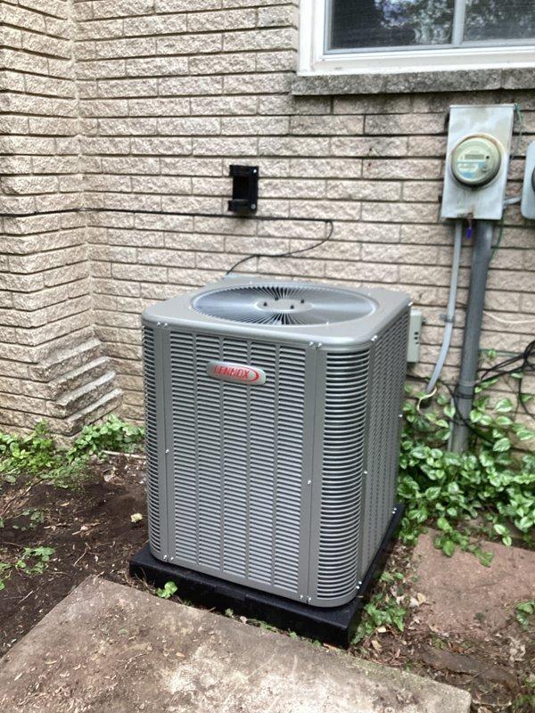 Completed full HVAC system installation including a 90,000 BTU furnace with liner and 3-ton rear-discharge air conditioning unit. All mechanical permits were obtained and processed prior to installation. Equipment was professionally installed, electrical connections completed, refrigerant lines run and charged, condensate drainage configured, and all components tested for proper operation and airflow.