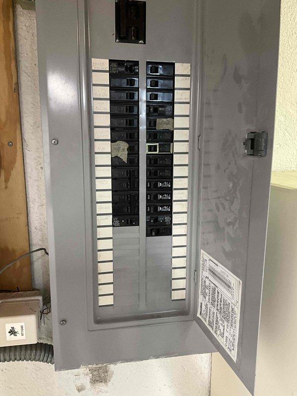 Provided estimate for air conditioning system replacement of non-operational 1998 unit located outside the residence. Assessed existing HVAC infrastructure including basement furnace installation, electrical panel capacity, and utility connections to determine compatibility requirements for new equipment installation.
