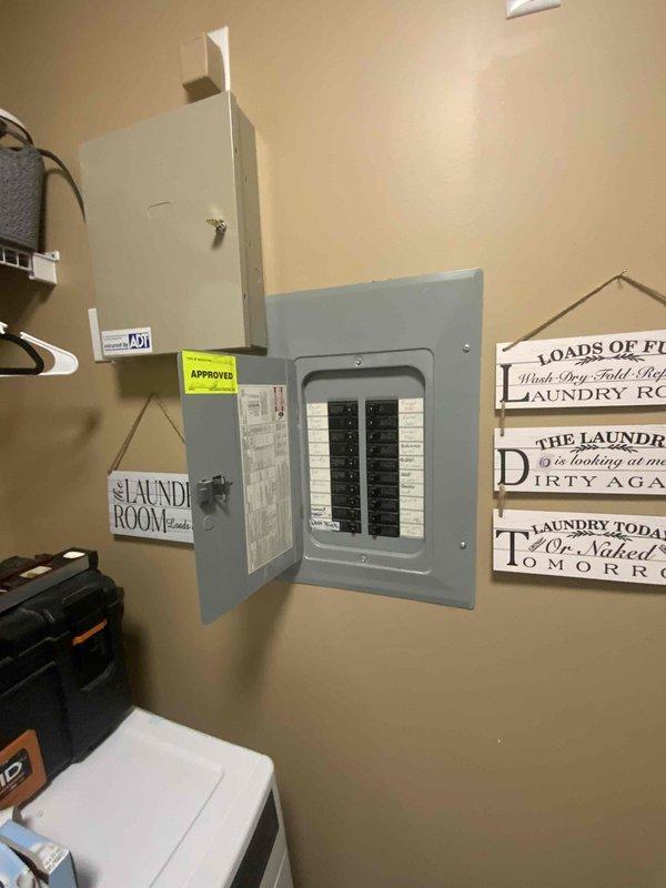 Provided estimate for BOGO furnace and air conditioning replacement in utility closet of split system condo. Existing air conditioning unit is non-operational and equipment is aged beyond serviceable life. Assessment included evaluation of current vertical installation configuration with gray metal furnace, air handler, and associated ductwork including rigid metal and flexible insulated ducts, along with electrical panel capacity for new system installation.