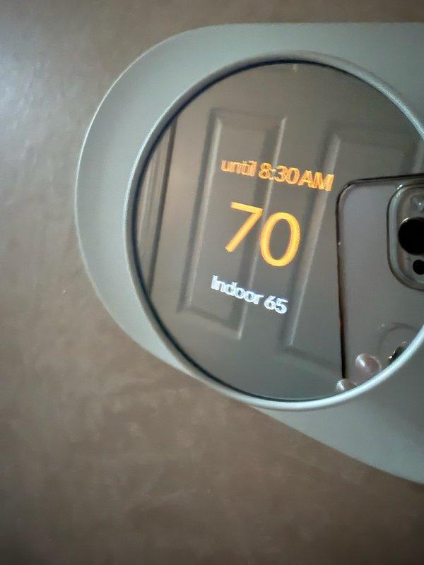 Responded to callback for heating system that stopped working after previous service appointment. Inspected basement-located furnace and thermostat showing 65°F indoor temperature with 70°F setpoint. Diagnosed intermittent shutdown issue preventing unit from maintaining heat, performed necessary repairs to restore proper heating operation, and verified system cycling correctly before departure.