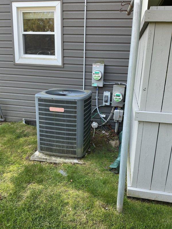 Responded to service call for air conditioning system not cooling with reported blower noise and weak airflow. Upon arrival, performed comprehensive diagnostic evaluation of residential split system AC unit. Conducted visual inspection of outdoor condenser unit, which appeared to be in serviceable condition with normal wear patterns. Checked electrical connections, measured voltage at disconnect, and verified proper power supply to system. Inspected condenser coil for blockages and debris accumulation. Evaluated refrigerant lines for signs of leakage, damage, or oil spotting. Tested blower motor operation and assessed airflow characteristics at supply registers. Measured temperature differential across evaporator coil. Due to suspected refrigerant leak and compromised system performance, advised customer of findings and provided recommendations for repair options. System requires further evaluation to locate refrigerant leak source and determine extent of necessary repairs to restore p